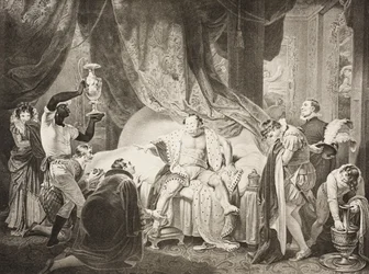 Et sengekammer i Herrens hus, Induktion, Scene II, fra 